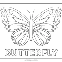 butterfly printable coloring pages for kids