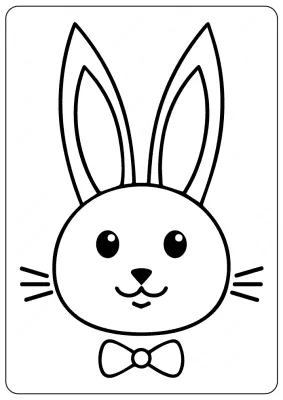 Rabbit Coloring Page