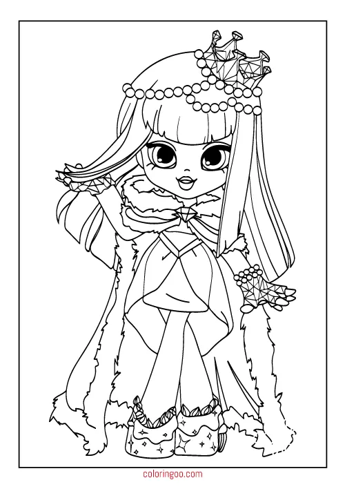 Shopkins Dolls PDF Coloring Page 1 01 Shopkins Dolls Coloring Page 2