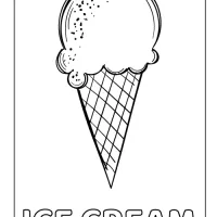 Printable Ice Cream PDF Coloring Pages for Kids 72 ice cream coloring pages