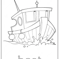 boat coloring pages