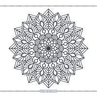 cute indian mandala coloring pages pdf