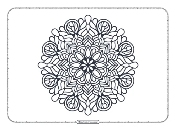 indian mandala coloring pages pdf