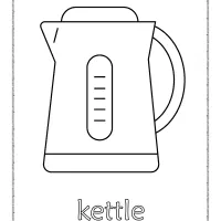 Printable Kettle Coloring Page - Book PDF 38 Printable Kettle Coloring Page - Book PDF