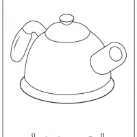 Printable Teapot Coloring Page - Book PDF 37 teapot coloring page