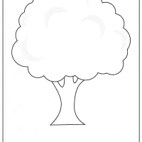 tree coloring page