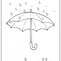 Printable Umbrella Coloring Page - Book PDF 46 umbrella coloring page
