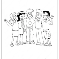 Printable Young Coloring Page - Book PDF 53 young coloring page