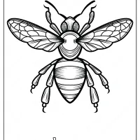 Animals Bee Coloring Pages Book 27 Animals Bee Coloring Pages Book