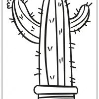 cactus coloring pages 07