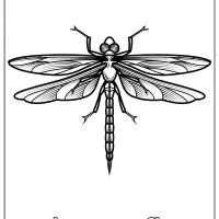 Animals Dragonfly Coloring Pages Book 8 dragonfly coloring pages