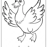 duck coloring pages