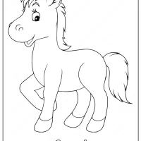 Free Printable Cute Foal Coloring Pages 12 foal coloring pages