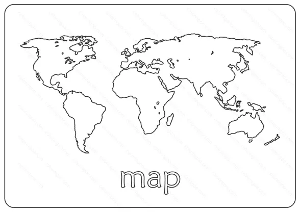 Free Printable Map Coloring Pages 1 free printable map coloring pages 1