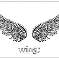 free printable wings coloring pages e1574881274813
