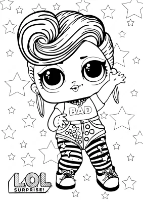 LOL Surprise Bhaddie Boy Coloring Pages