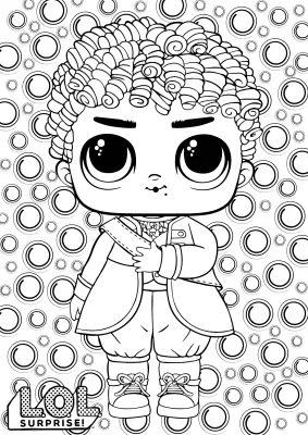 LOL Surprise LOL Boy Coloring Pages