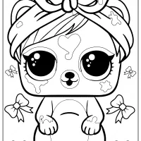 lol surprise coloring page