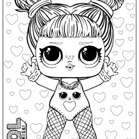 lol surprise daring diva coloring pages