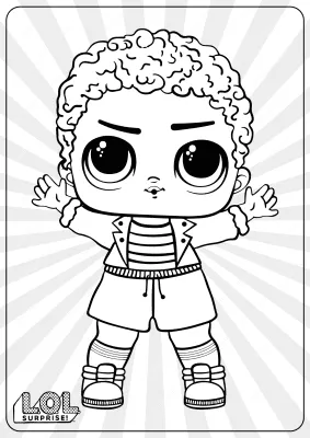 Free Printable LOL Surprise King Bee Coloring Pages