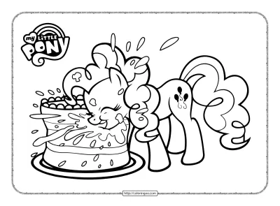 My Little Pony Pinkie Pie Coloring Pages