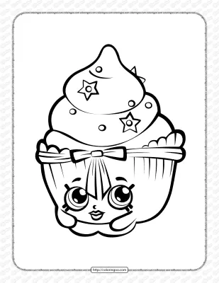 Printable Charming Shopkins Coloring Pages