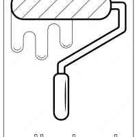 Free Printable Roller Brush Coloring Pages 25 roller brush coloring pages