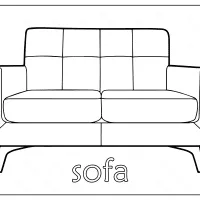 Free Printable Sofa (Couch) Coloring Pages 23 sofa couch coloring pages