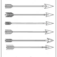Free Printable Arrow Outline Coloring Page 49 arrow outline coloring page