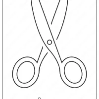 Free Printable Scissors Outline Coloring Pages 20 free printable scissors outline coloring pages