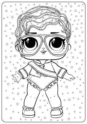 LOL Surprise Shimone Queen Coloring Pages