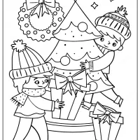 Printable Merry Christmas Coloring Pages 79 merry christmas coloring pages 02