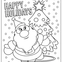 Merry Christmas Coloring Pages for Kids 72 merry christmas coloring pages 03