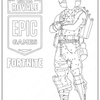 printable fortnite beef boss skin coloring page