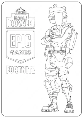 Free Printable Fortnite Beef Boss Skin Coloring Pages