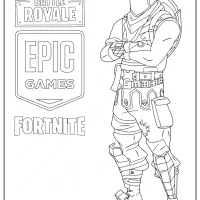 printable fortnite black knight skin coloring page