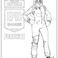 printable fortnite bunny brawler skin coloring page