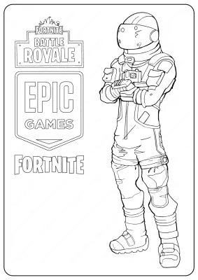 Free Printable Fortnite Dark Voyage Skin Coloring Pages