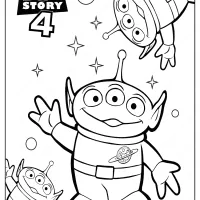 Free Printable Toy Story Aliens PDF Coloring Pages 28 toy story 4 aliens coloring pages 06