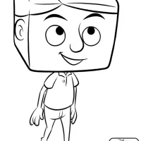 Net User Coloring Page Man