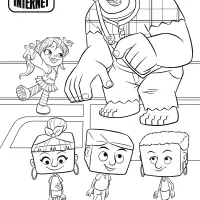 Ralph 2 Coloring Pages