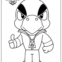 brawl stars crow printable coloring pages