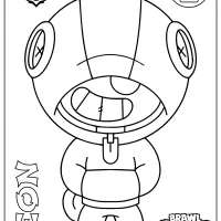 brawl stars leon printable coloring pages