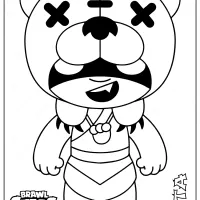 brawl stars nita printable coloring pages