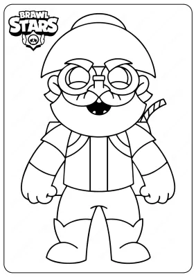 Printable Brawl Stars PDF Coloring Pages