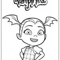 disney junior vampirina coloring pages
