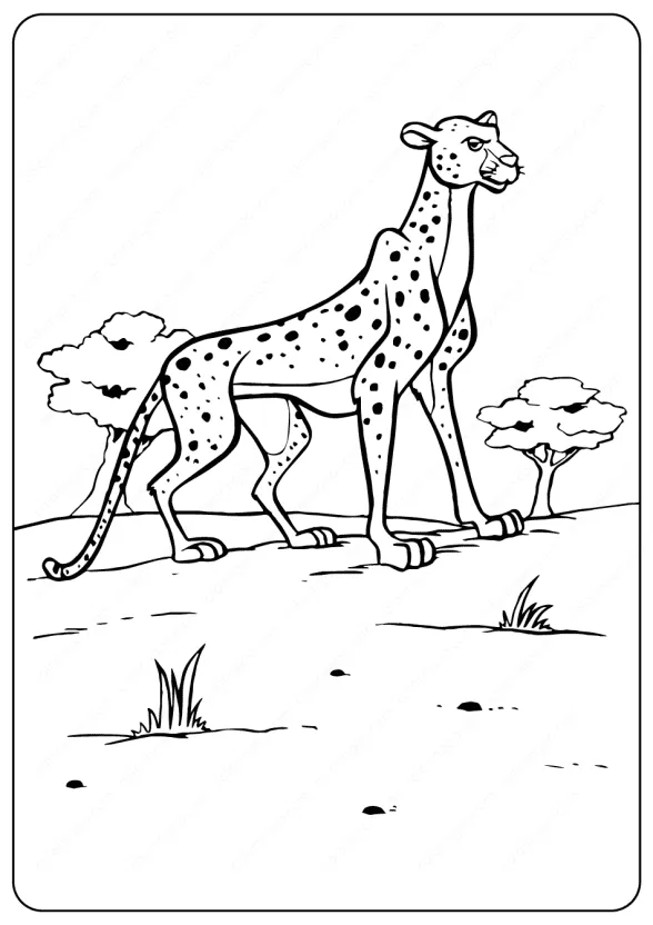 Disney The Lion King Cheetah Coloring Pages 1 disney the lion king cheetah coloring pages
