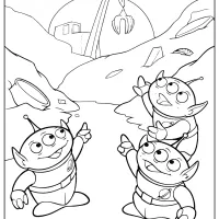 Disney Toy Story Aliens PDF Coloring Pages 13 disney toy story aliens coloring pages