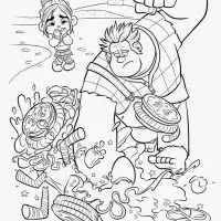 disney wreck it ralph coloring pages e1580506036999