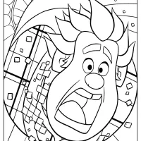 disney wreck it wifi ralph coloring pages